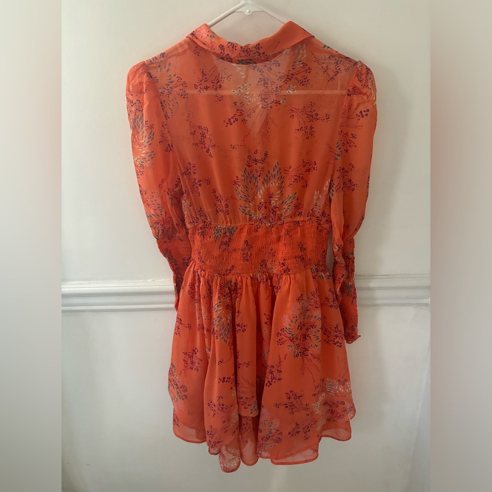Free People orange dress size XS - Picture 7 of 11